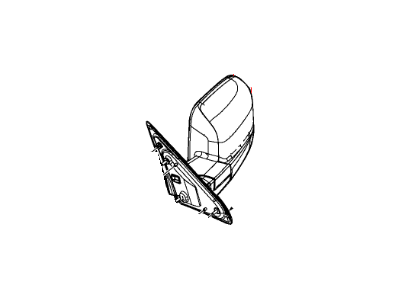 2011 Ram 1500 Car Mirror - 1QL201GTAA