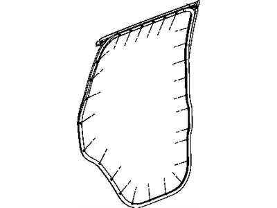 Dodge Nitro Door Seal - 55360948AC