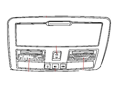 Dodge 1RC65DX9AE CONSOLE Overhead