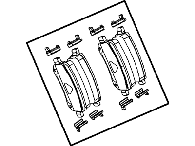 Ram Brake Pad - 68159138AA