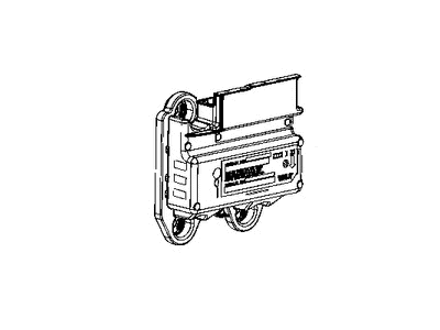 Mopar 68421924AA Module Occupant Restraint
