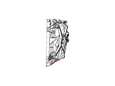 Jeep 68239522AA FAN MODULE Radiator Cooling