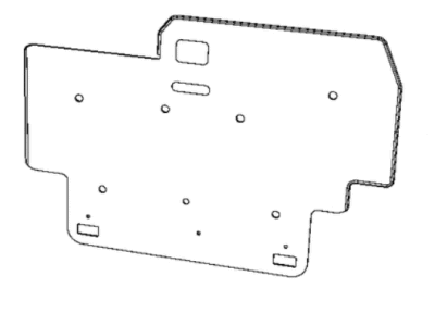 Chrysler 68414671AA PANEL Rear Seat Back 60%