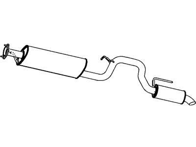 Jeep Liberty Muffler - 52129335AC