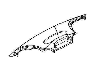 Dodge 5122366AA COVER Instrument Panel