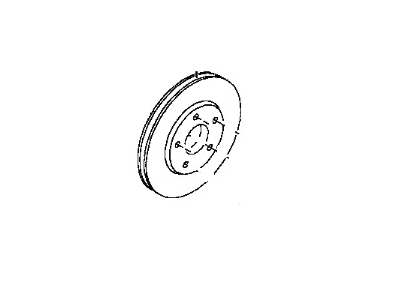Mopar V5019229 Rotor Brake
