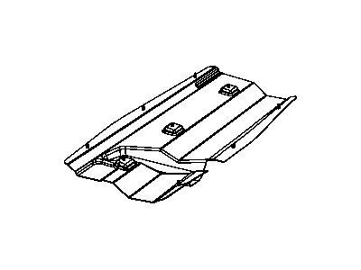 Mopar 55057071AA Seal Radiator Lower