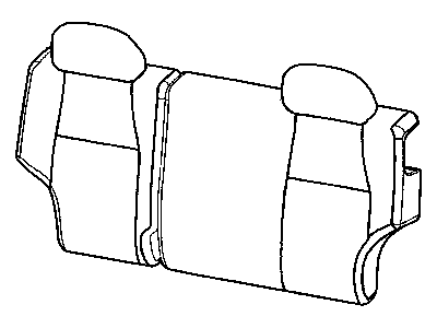 Jeep 1BF851D5AA HEADREST Rear