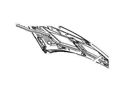 Dodge 5074140AG HOOD