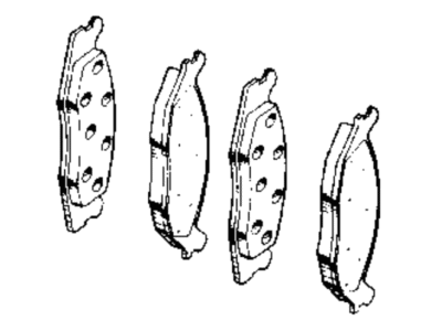 Jeep Wrangler Brake Pad - BHKH5605