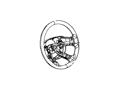 Ram 4500 Steering Wheel - 1PS441DVAC