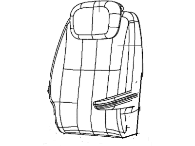 Dodge 6NT29BD1AA COVER AND PAD Seat Back