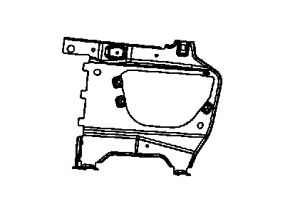 Ram 68064329AD BRACKET KIT Bumper