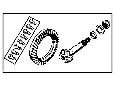 Jeep 68003525AA GEAR KIT Ring And Pinion
