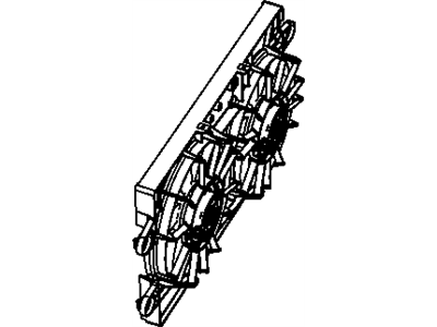 Dodge 68029032AA SHROUD Fan