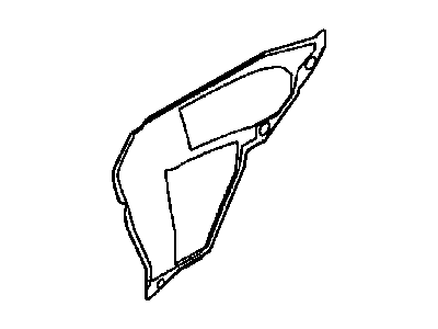 Chrysler MR521676 SILENCER Panel Inner