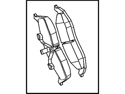 Dodge Intrepid Brake Pad - V1018596AB