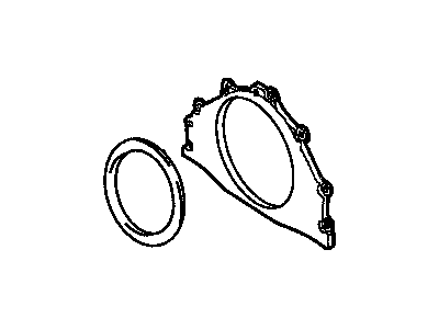 Dodge 4663870AB RETAINER AND SEAL Crankshaft Rear Oil