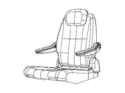 Dodge 1QW431DVAA COVER Rear Seat Back