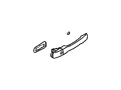 Mopar 5124094AA Handle, Outside, Front Outer