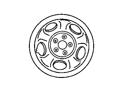 Dodge 52039347AB WHEEL Steel