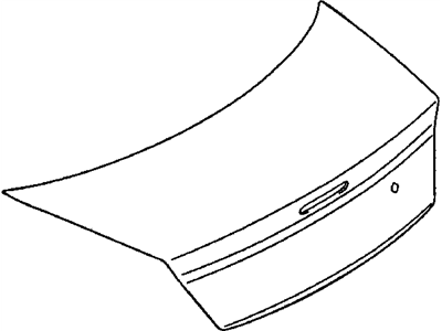 Chrysler MR535730 PANEL Decklid