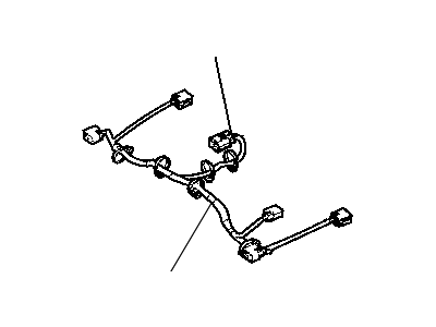 Dodge 68104432AA WIRING Power Seat