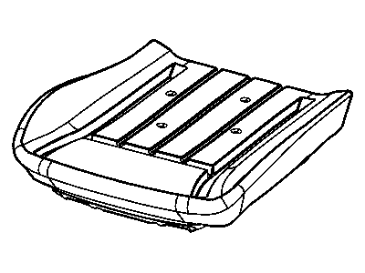 Jeep 5139663AA BUMPER PAD Seat Cushion
