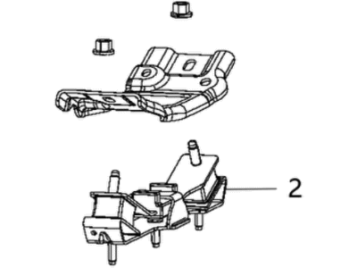 Ram 3500 Transmission Mount - 68090653AB