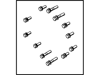 Mopar 68036452AA Bolt Kit Axle Head