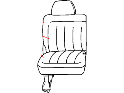 Dodge UF291QLAA HEADREST Rear