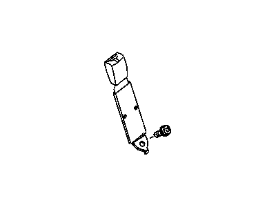 Ram 5KQ351DVAB SEAT BELT Front Inner Lap, Center Shoulder
