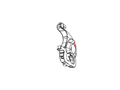 Ram Steering Knuckle - 68044701AC