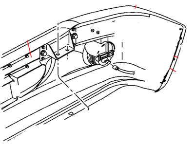 Dodge 5073022AA FASCIA Front