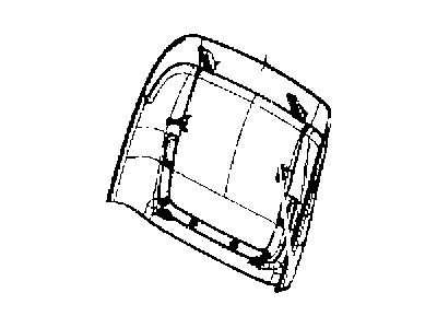 Chrysler 1UW23DX9AA PANEL Front Seat Back
