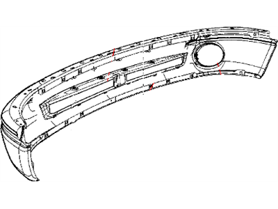 Dodge 5JQ48ZSPAA BUMPER Front
