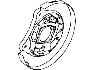 Dodge MB950207 PLATE Brake Backing