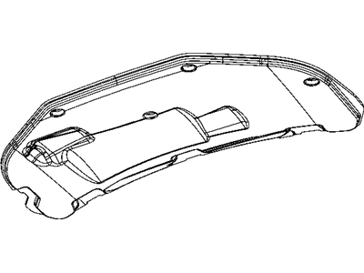 Chrysler 5074506AA SILENCER Hood