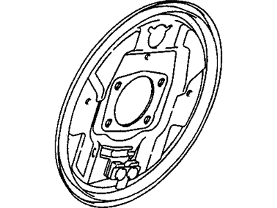 Dodge MR128622 PLATE Brake Backing