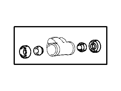 Dodge Colt Wheel Cylinder - MB134975