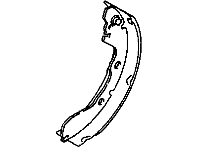 Dodge MR128625 SHOE AND LINING Parking Brake