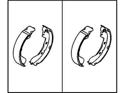Dodge MR128640 SHOE AND LINING PACKAGE Brake