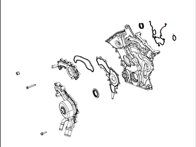 Jeep 68079231AB COVER Chain Case