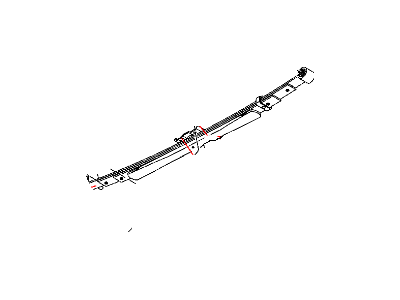 2008 Dodge Ram 3500 Leaf Spring - 52121707AB