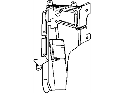 Mopar 55277011AA Shield Air Intake