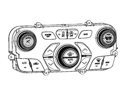 Chrysler 200 A/C Switch - 68275352AA