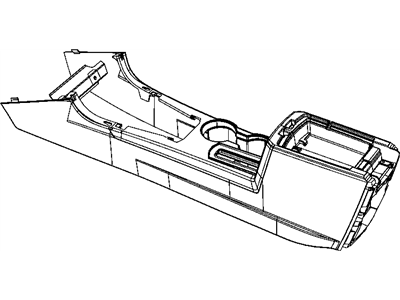 Dodge Avenger Center Console Base - 1GP651DVAA