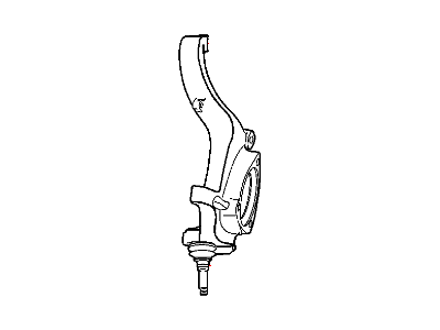 Jeep 52088652AD KNUCKLE Front
