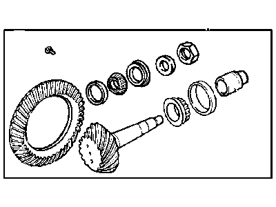 Dodge 5015358AB GEAR KIT Ring And Pinion