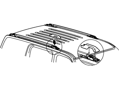 Jeep 6508603AA NUT M6x1